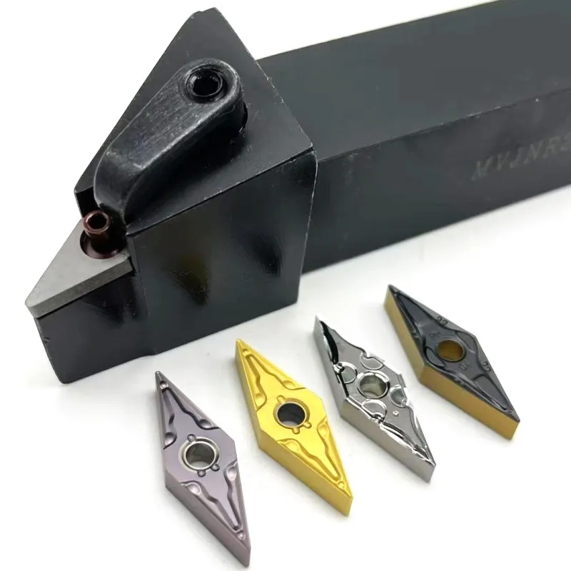 1 pz External MVJNR1616K16 MVJNR2525M16 portautensili per tornitura esterna VNMG inserti in metallo duro Set di utensili da taglio per tornio MVJNR