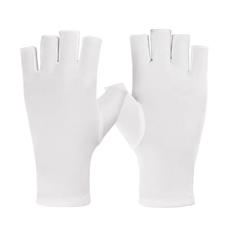 

Летние женские солнцезащитные перчатки с УФ-защитой, спортивные велосипедные нескользящие солнцезащитные варежки, тонкие эластичные перчатки из спандекса с сенсорным экраном и половиной пальца, перчатки для вождения I44