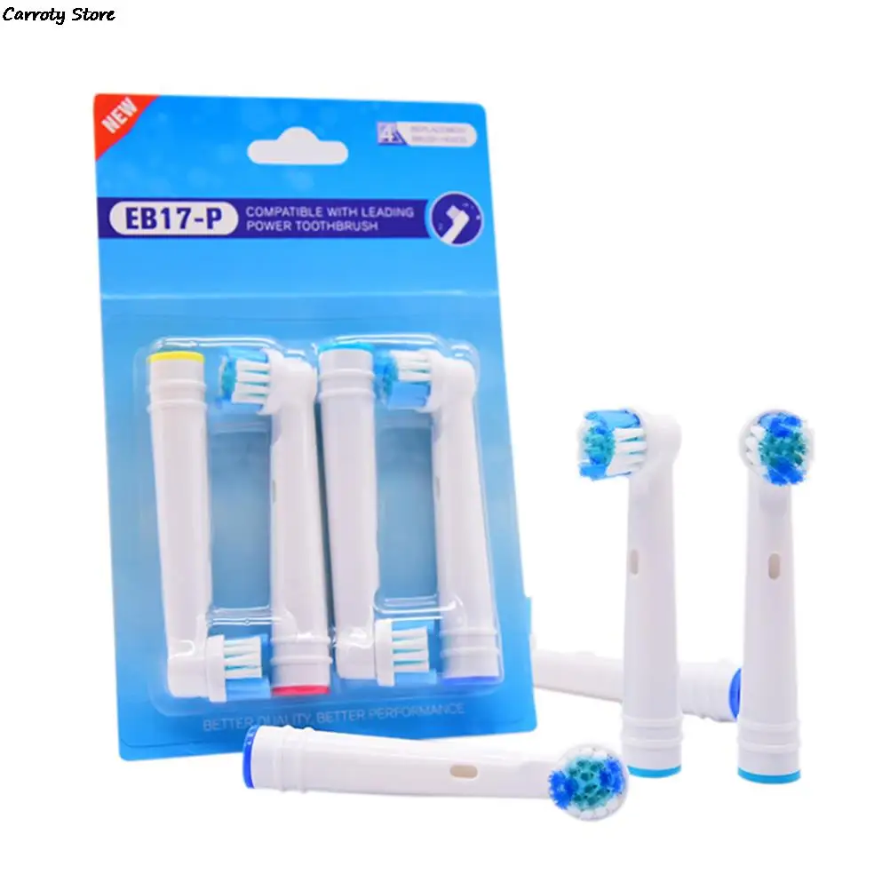 4Pcs/lot Universal Electric Replacement Toothbrush Heads For Oral B Electric Tooth Brush Hygiene Care Clean