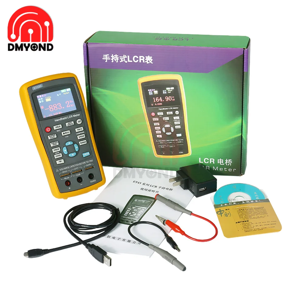 Handheld LCR Digital Bridge Meter High Precision Capacitance Inductance Resistance Meter ET430 ET431 ET432 ET433 Eletrical Tools