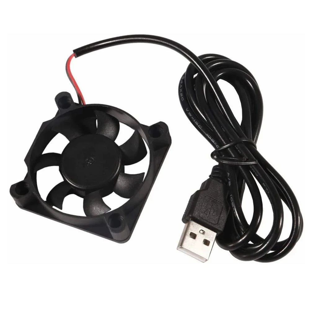 

Aokin 5010 5V USB Fan Brushless DC 12V 24V 2Pin Cooling Fan 50X50X10mm Fan for 3D Printer Computer Case