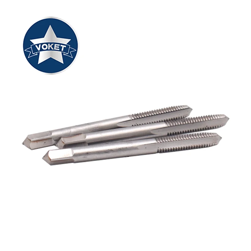 VOKET HSSE BA Tap Standard Straight groove Thread taps Hand Screw Hand Tap 1BA 2BA 3BA 4BA 5BA 6BA