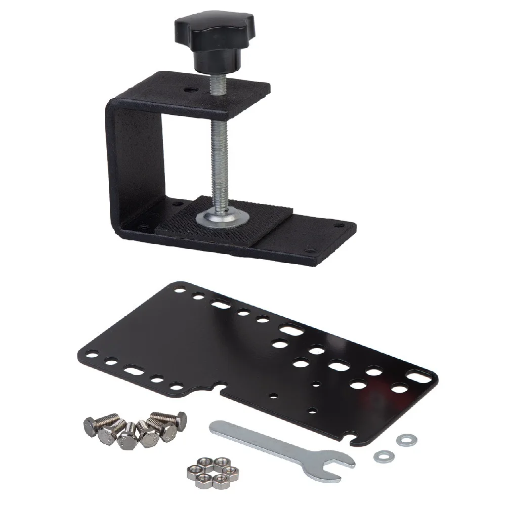 Black Stainless Steel SIM Racing Game USB Handbrake Holder Fixed Plate Or Bracket For Hand Brake