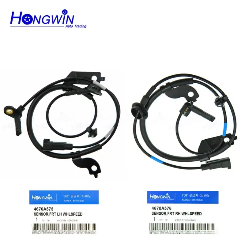 2x Front L/R Left & Right ABS Wheel Speed Sensor 4670A575 4670A576