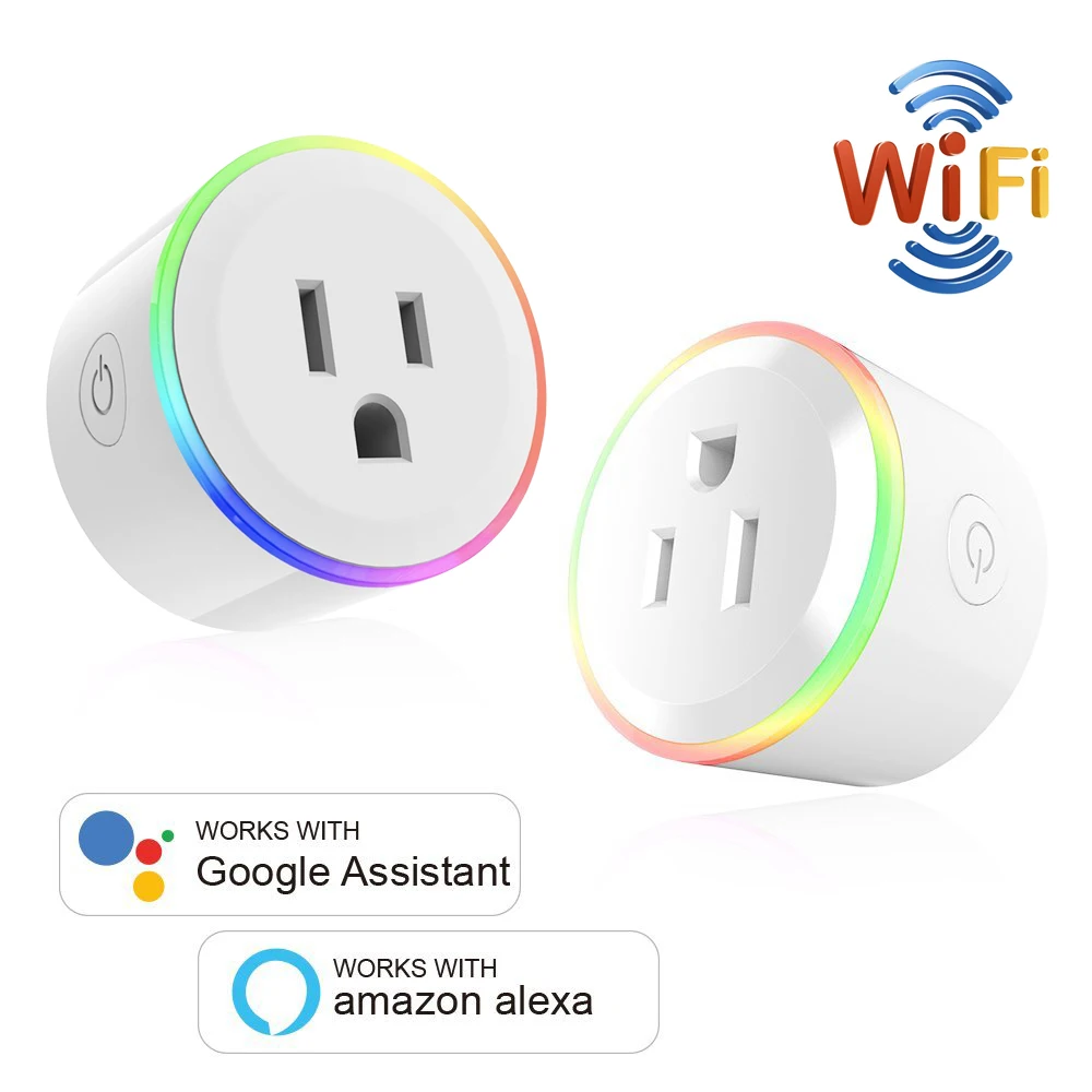 RGB Smart WiFi UNS Stecker Fernbedienung Schalter Steckdose 2G/3G/4G Timer Steckdose Schalter power Remote Buchse für Amazon Alexa/Google Hause