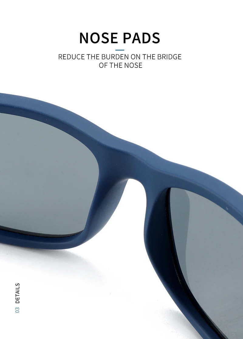 ZENOTTIC TR90 Polarisierte Sonnenbrille für Herren, Fahrer-Fahrer-Sonnenbrille, klassische quadratische Spiegel-UV400-Schutz-Sonnenbrille – Detail 7