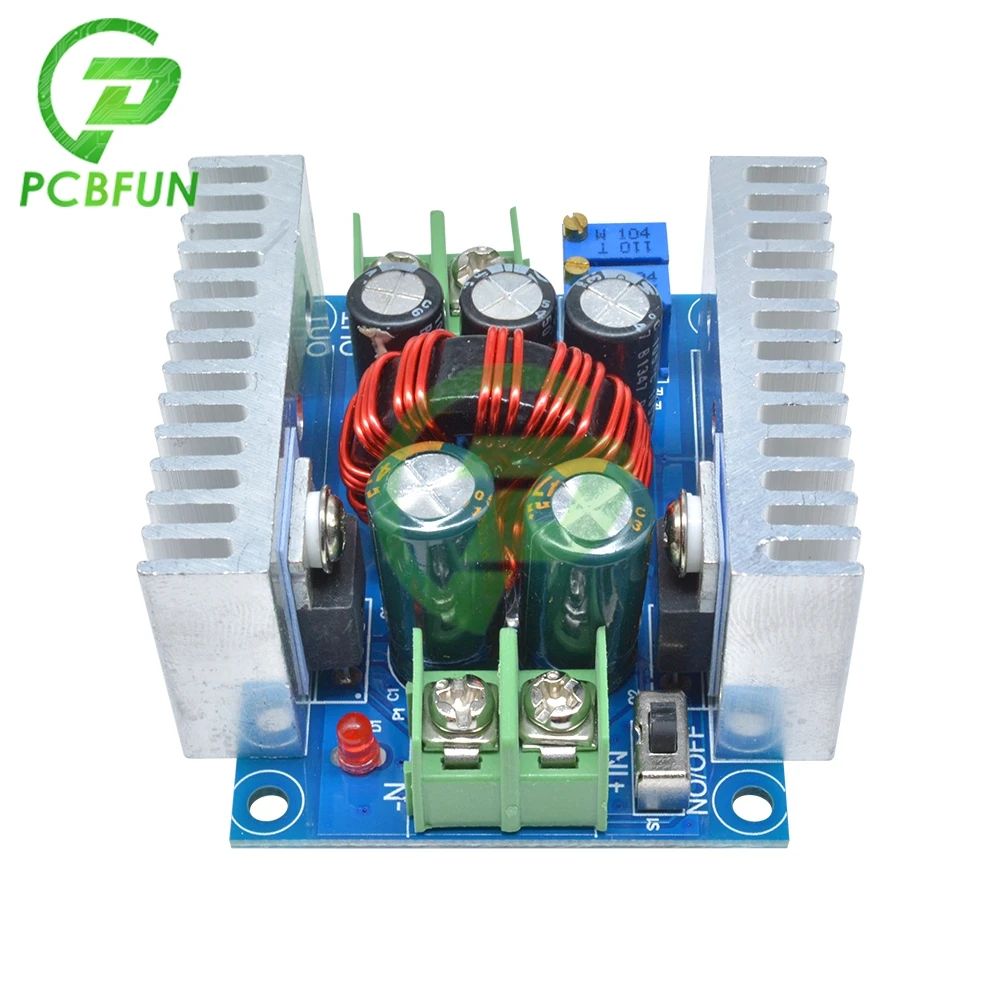 DC 6-40V Power Voltage Board Protection contre les courts-circuits DC-DC 300W 20A Courant Constant Réglable Step Down Tech Buck Converter