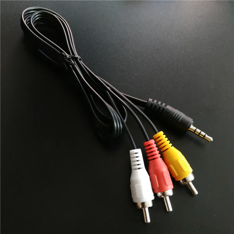 1.5M 3.5mm Jack Plug Male to 3 RCA Adapter High Quality 3.5 to RCA Male Audio Video AV Cable Wire Cord