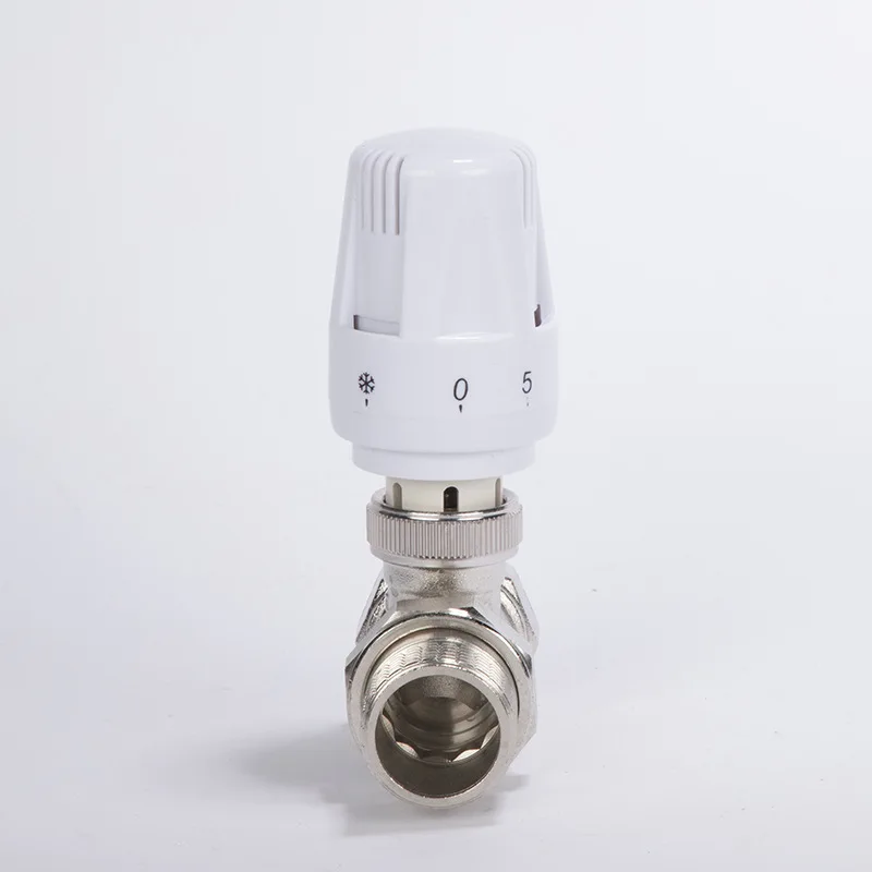 Automatic Thermostatic Radiator Valve Thermostat Temperature Control Valve Angle Floor Heating Special Valve Copper DN15 DN20