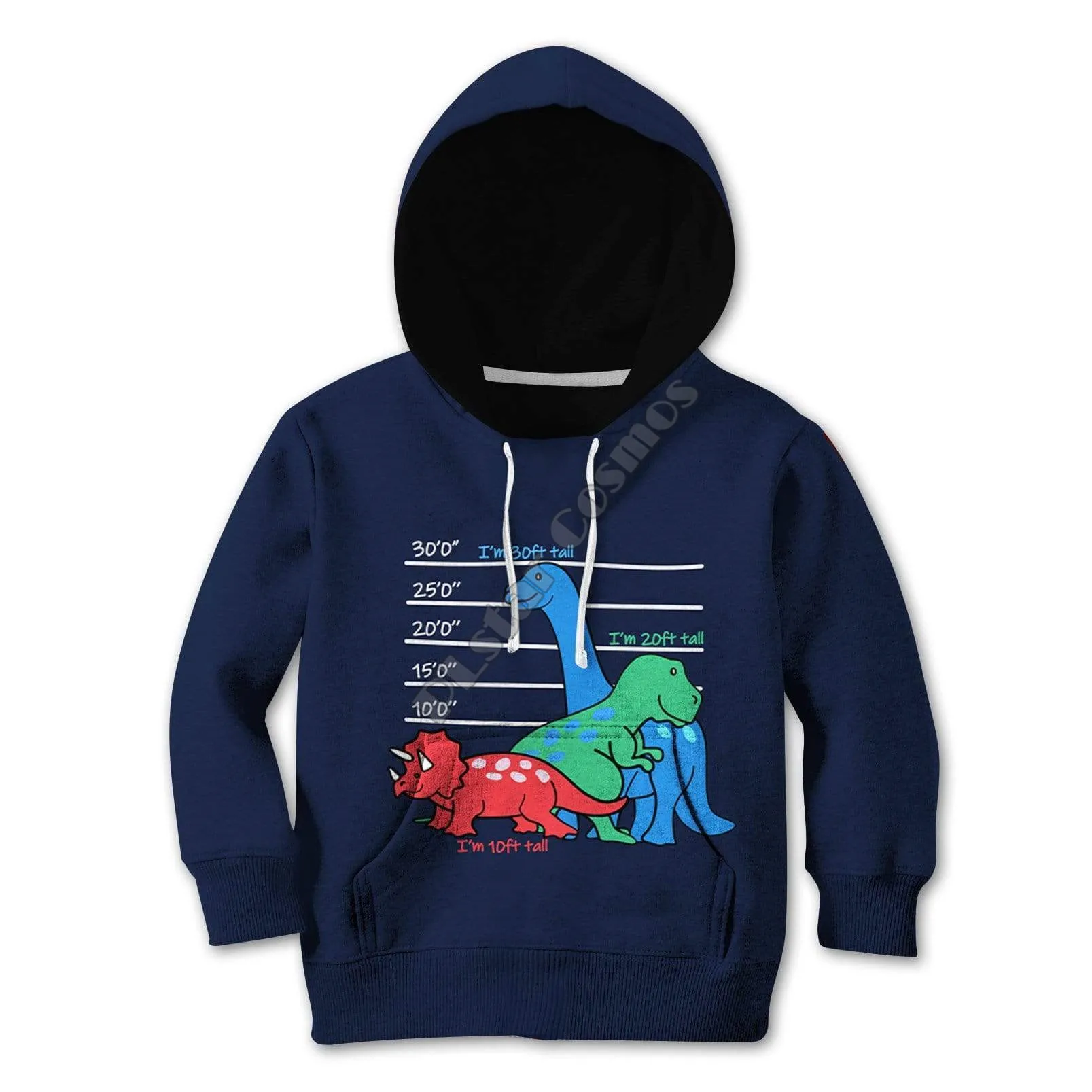 

Three Dinosaurs 3D Printed Hoodies Kids Pullover Funny Animal Sweatshirt Tracksuit Jacket T Shirts Boy For Girl Style-1