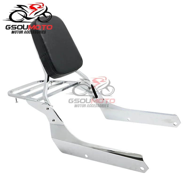 Motorcycle Parts Backrest Sissy Bar with Luggage Rack For Honda Shadow Spirit VT750 C2 2007-2015 Phantom VT750C2B 2010-2018