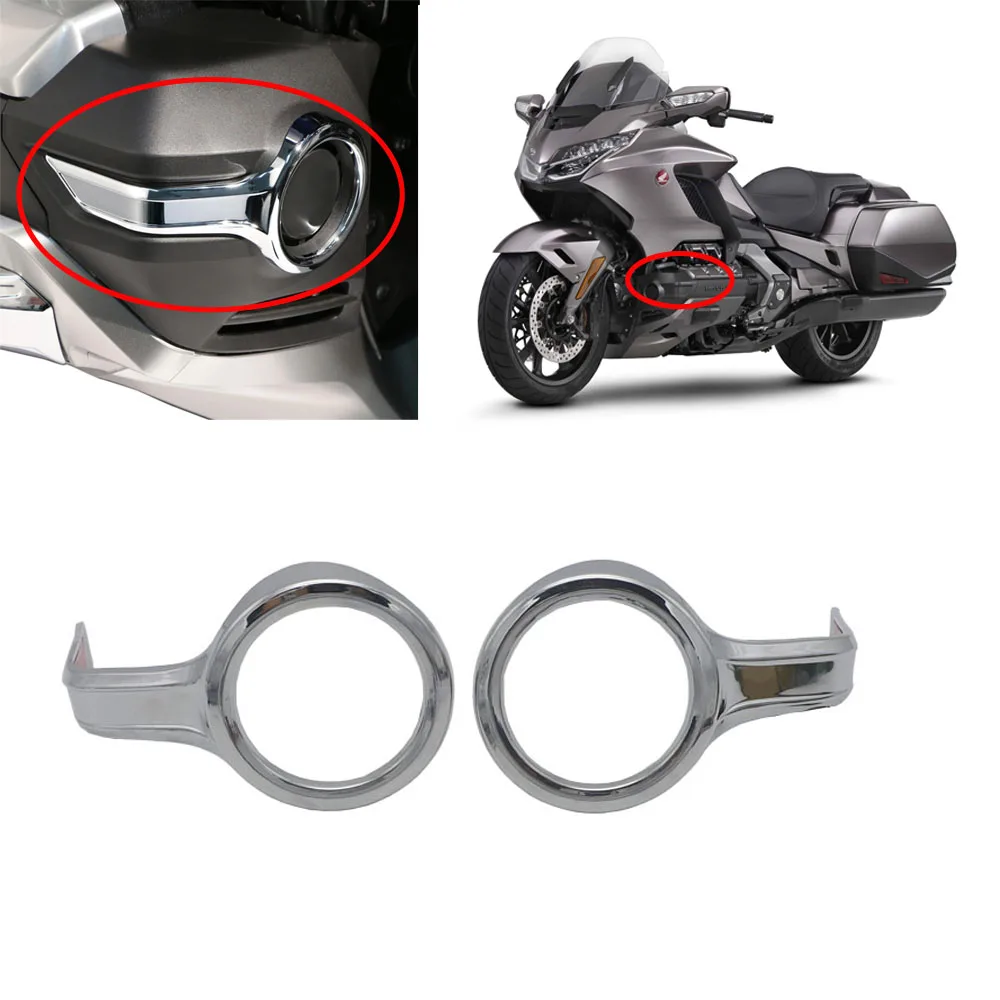 

For Honda Goldwing Gold wing 1800 Tour F6B GL1800 Cover Front Rear Chrome Trim Accessory Windscreen Motorcycle 2018 2019 2020