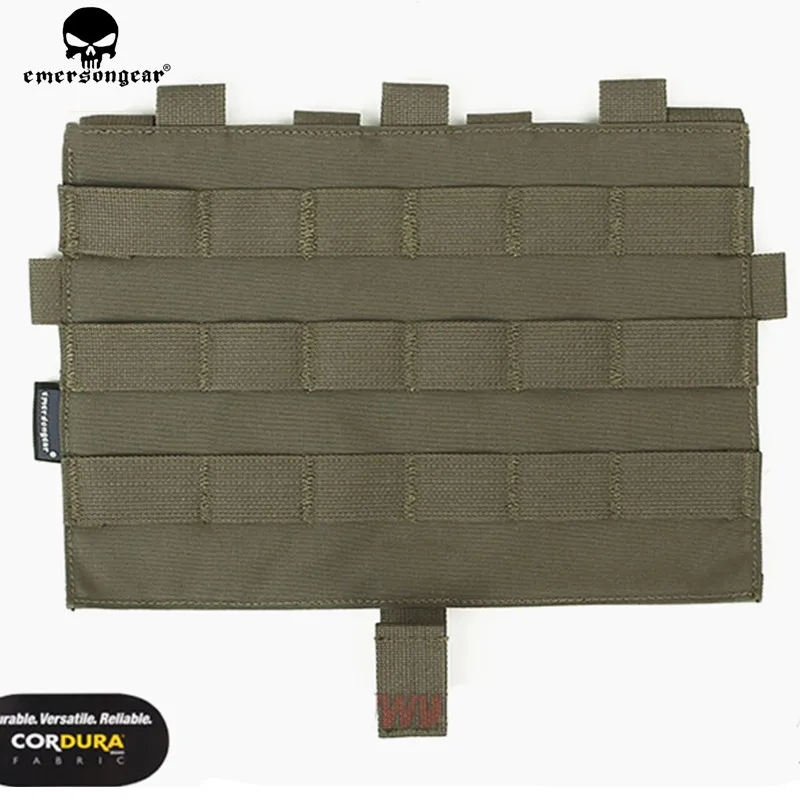 Detatchable Front Plate Triple Magazine, Velcro Pouch, 5.56 M4 MOLLE Panel for AVS JPC Vest, Airsoft Hunting Accessories