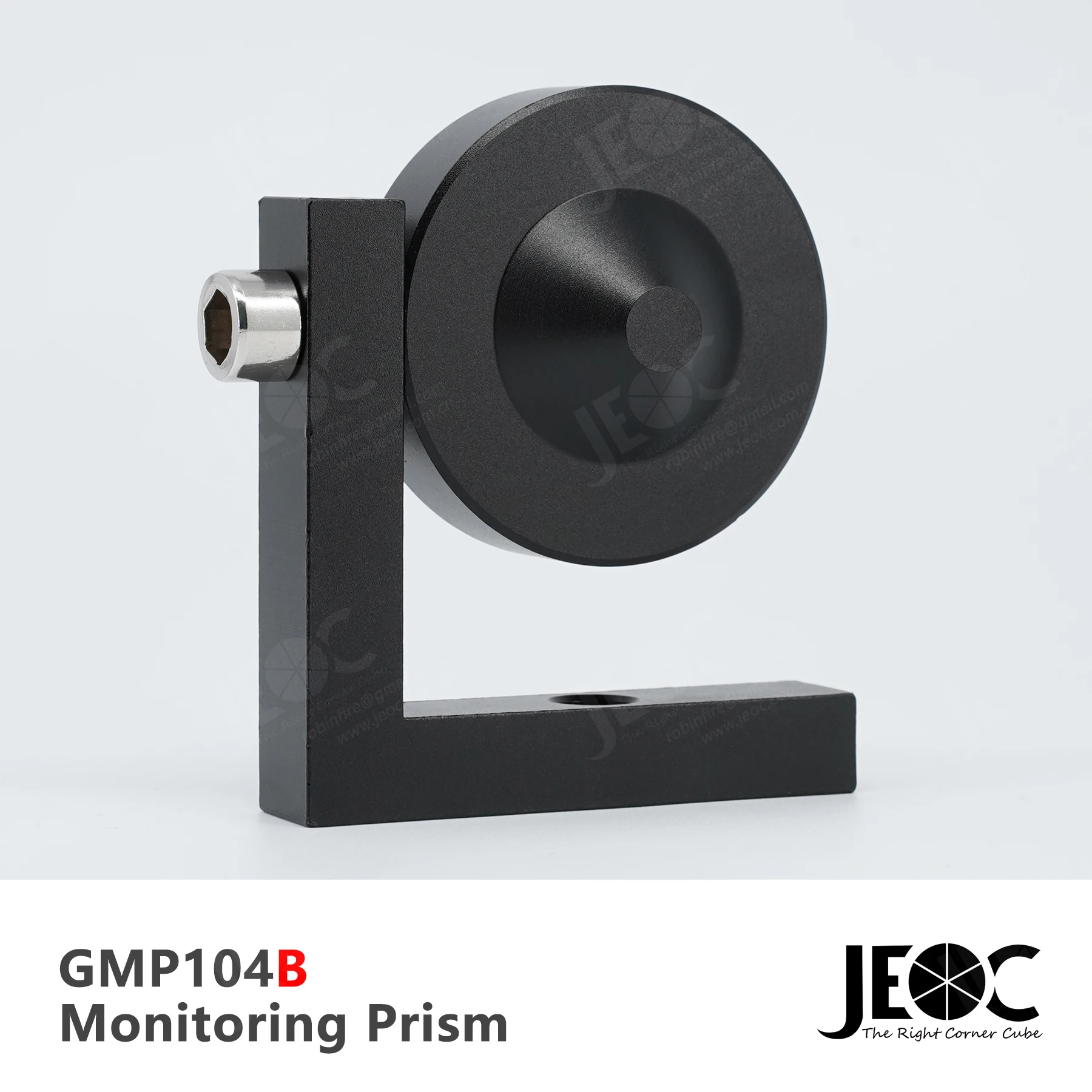 JEOC 90 Degree Water Proof Monitoring Prism GMP104B, GMP104 1 inch L Bar Reflector, for Leica total station, Land Surveying