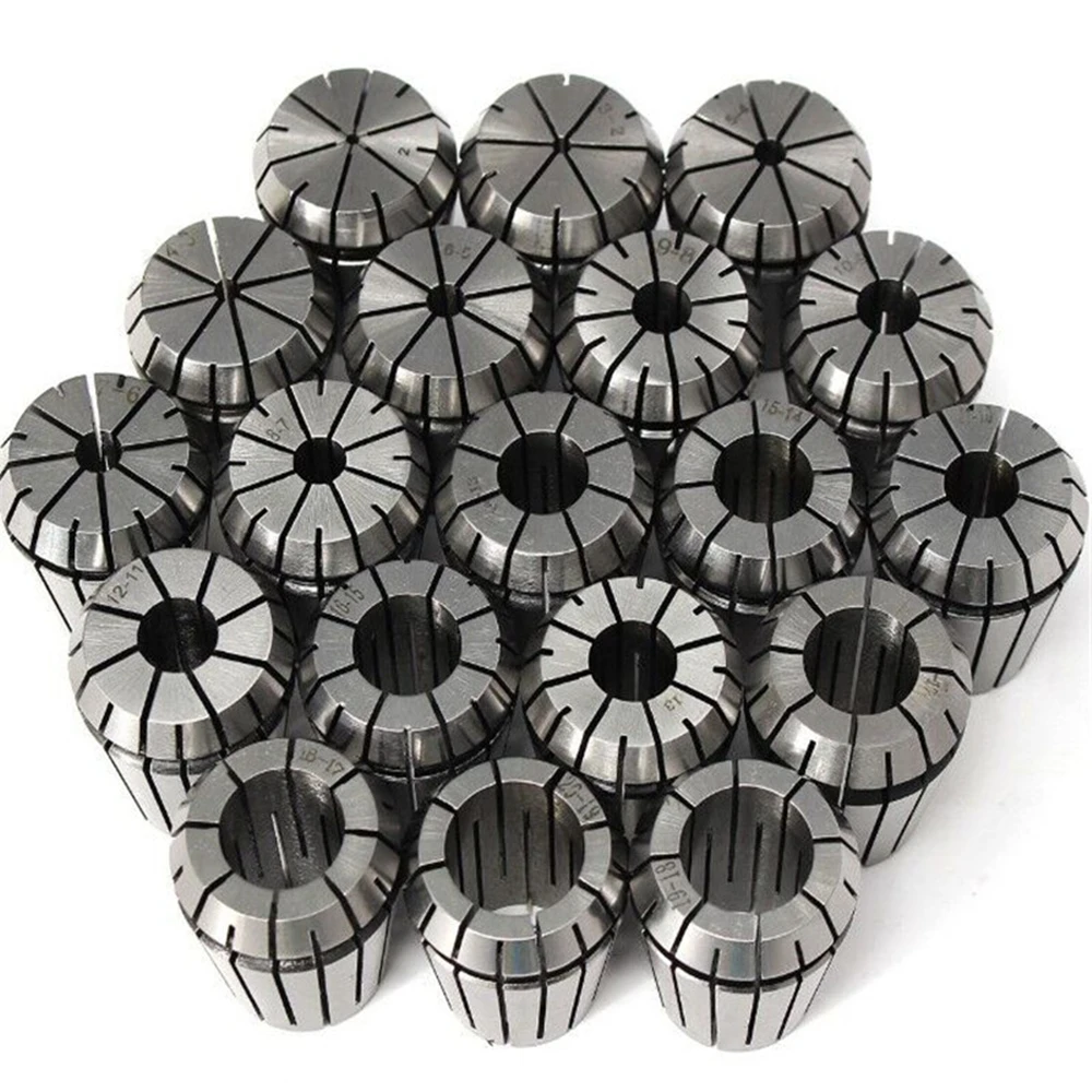 Imagem -04 - Conjunto er Pinça Chuck Er8 Er11 Er16 Er20 Er25 Er32 Er40 Cnc Ferramenta de Fresagem Titular Máquina Gravura Torno Moinho Primavera Chuck Cnc Novo