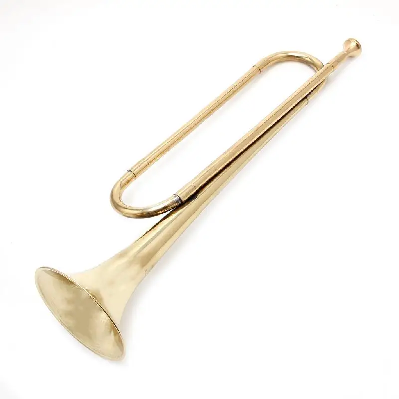 2024 New Retro B Flat Bugle Trumpet School Band Cavalry Beginner Military Orchestra New