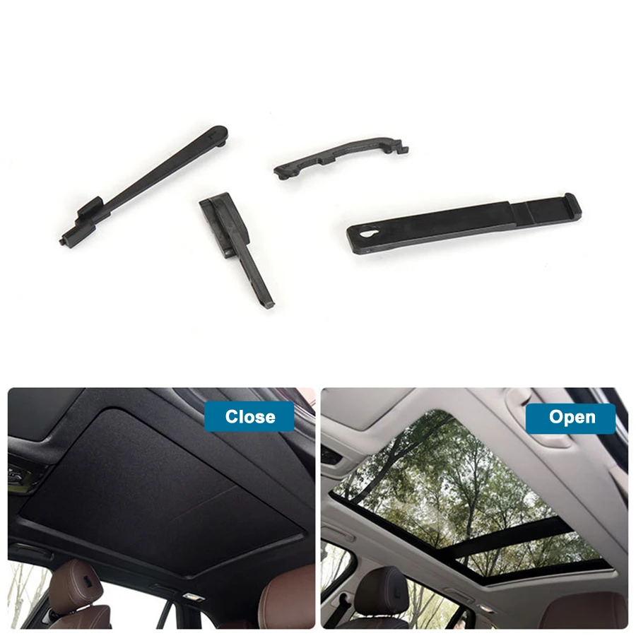 Sunroof Sun Visor Bracket Clip Repair Kit For BMW X5 E70 F15 54107198762 Left Right Auto Accessories