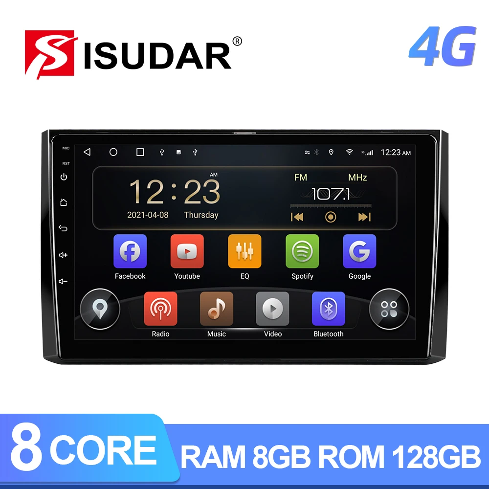 

ISUDAR Car Navigation For Skoda Kodiaq 2017-2021 Karoq GPS Multimedia Video Player Carplay RAM 8GB DSP Android 10 No 2din