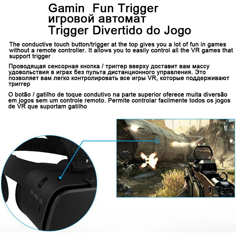 Bobo VR Bobovr Z6 3 D Casque Viar 3D Glasses Virtual Reality Headset Bluetooth Helmet Goggles Lenses Video for Phone Smartphone