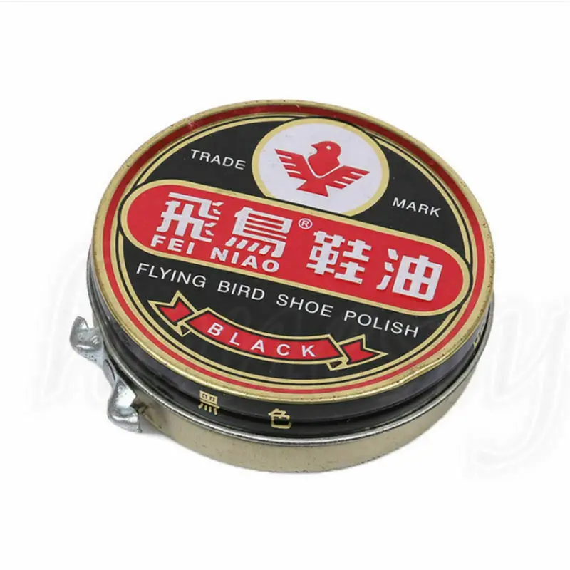 40g Useful Flying Bird Leather Shoe Wax Polish High Gloss Shine 3 Colors