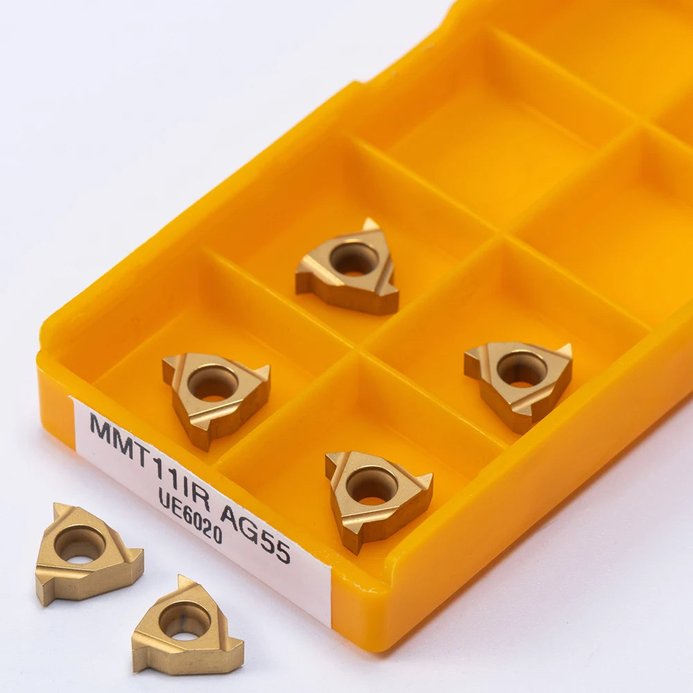 10PCS CNC Machine Insert MMT11IR AG55 VP15TF UE6020 US735 Internal Hardness Turning Tool MMT 11IR Aluminum Carbide Turning Tool