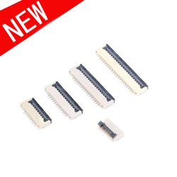 FPC FFC Flat Cable Connector 0.5mm/1mm Pitch 4P 5P 6P 8P 10P 12P 14P 16P 18P 20P 22P 24P 26P 28P 30P 34P 36P 40P 45P 50P 54P 60P