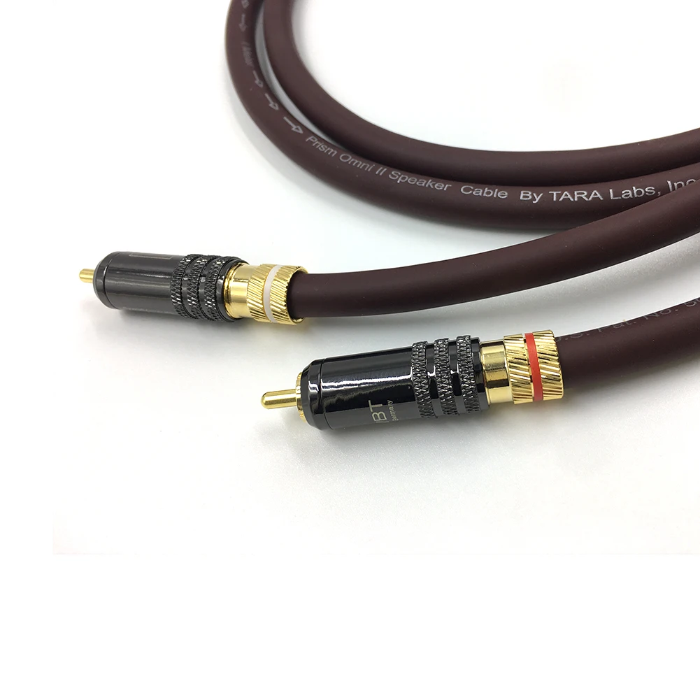 Cabo hifi cardas 2rca, cabo de áudio prateado de cristal único de alta qualidade, linha de sinal rca dupla hifi
