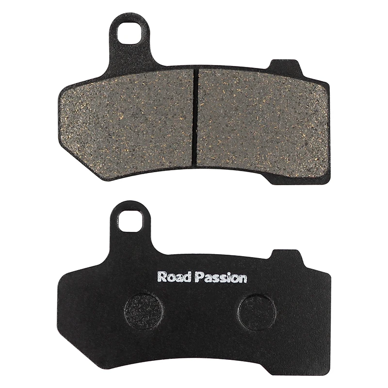 Road Passion Motorcycle Front and Rear Brake Pads For HARLEY Touring Series FLHR FLTR FLHT VRSCA VRSCB V-Rod VRSC VRSCD