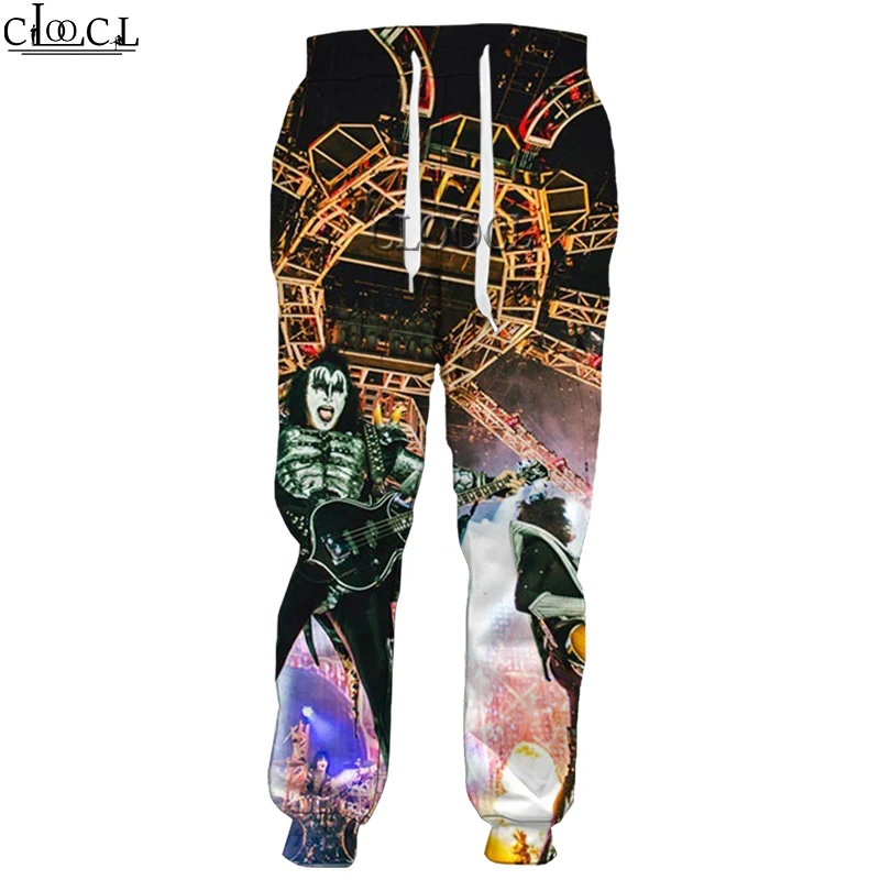 

CLOOCL Newest Rock Singer KISS Band 3D Print Men Women Fashion Casual Unisex Sweatpants Harajuku Trousers Drop Shipping