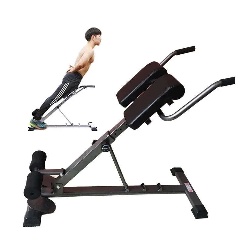 

Household Waist Exercise Equipment Roman Bench Steel Tube Roman Chair Abdominal Trainer Indoor Home Fitness Equipment