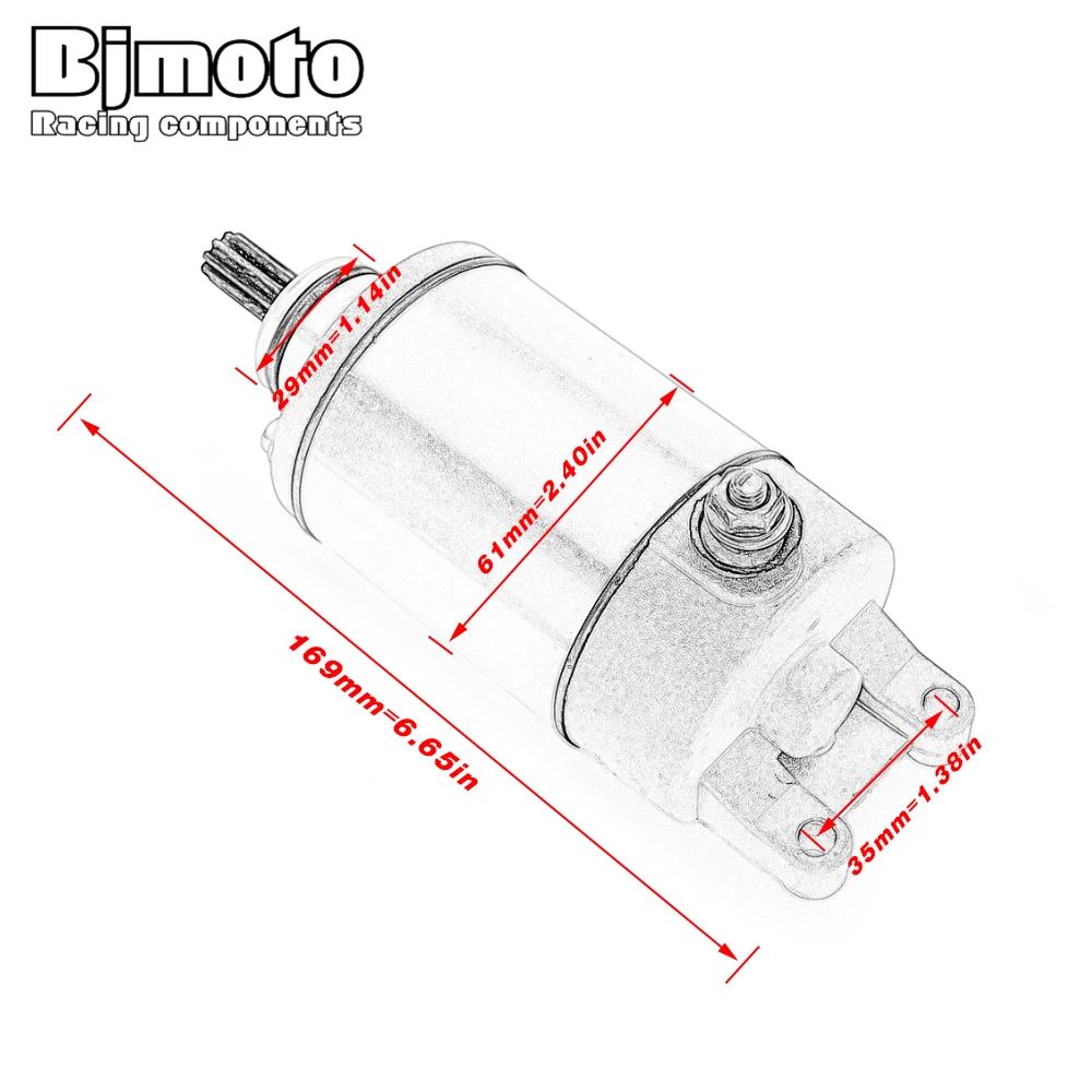 Motorcycle Engine Starter Motor Starter Motor For Gas Gas MFS450526500 FSE 450 ATV Wild HP 450 SM 450 FSR (4T) Supermotard