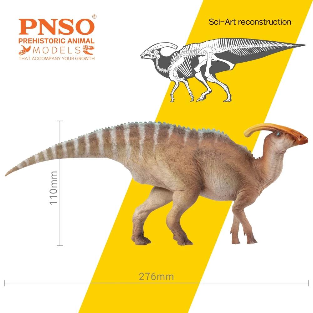 PNSO Prehistoric Dinosaur Models: 44 Wyatt The Parasaurolophus