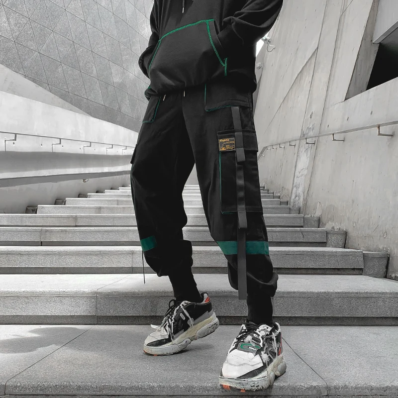 Hip Hop Men‘s Streetwear Pants Men Cargo Pants Jogger Casual Trousers New Multiple Pockets Harem Pants Male Fashion Sweatpants