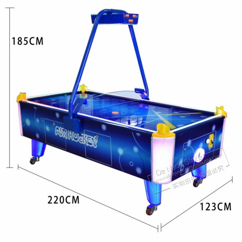 Coin Operated Sports Game Machine Adults Play Air Hockey Table Electronic Arcade Games Tickets Redemption Machine