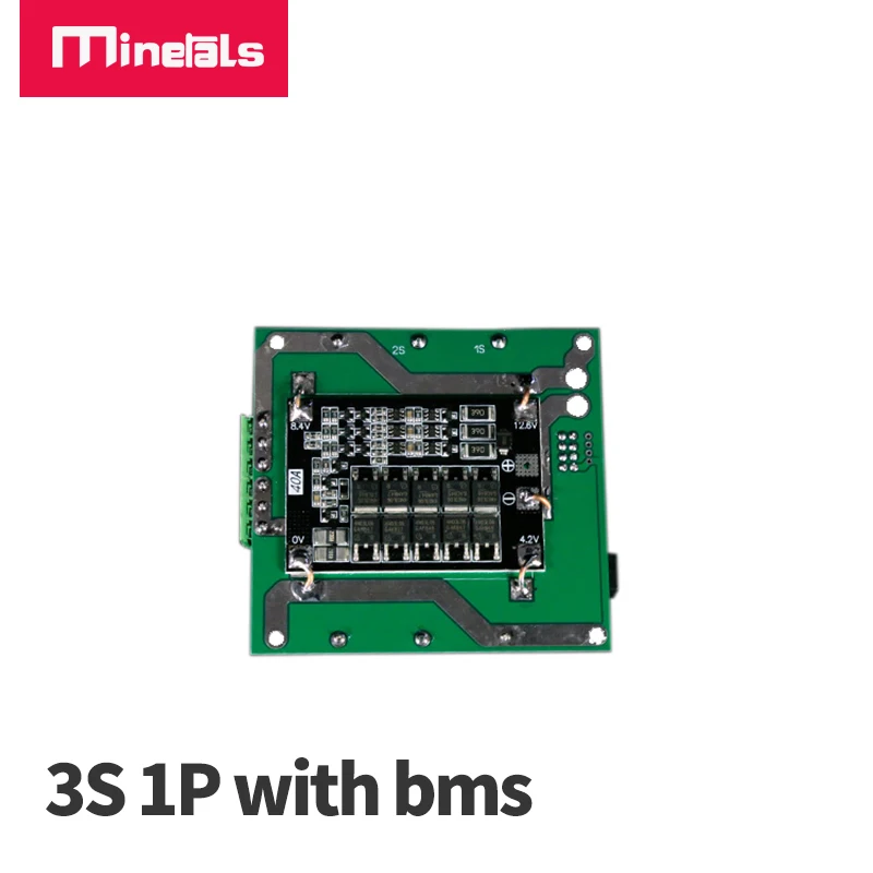 18650 obudowa baterii 12V 3S 18650 zasilacz baterii litowej ścienny pojemnik na baterie BMS DIY zasilacz elektryczny