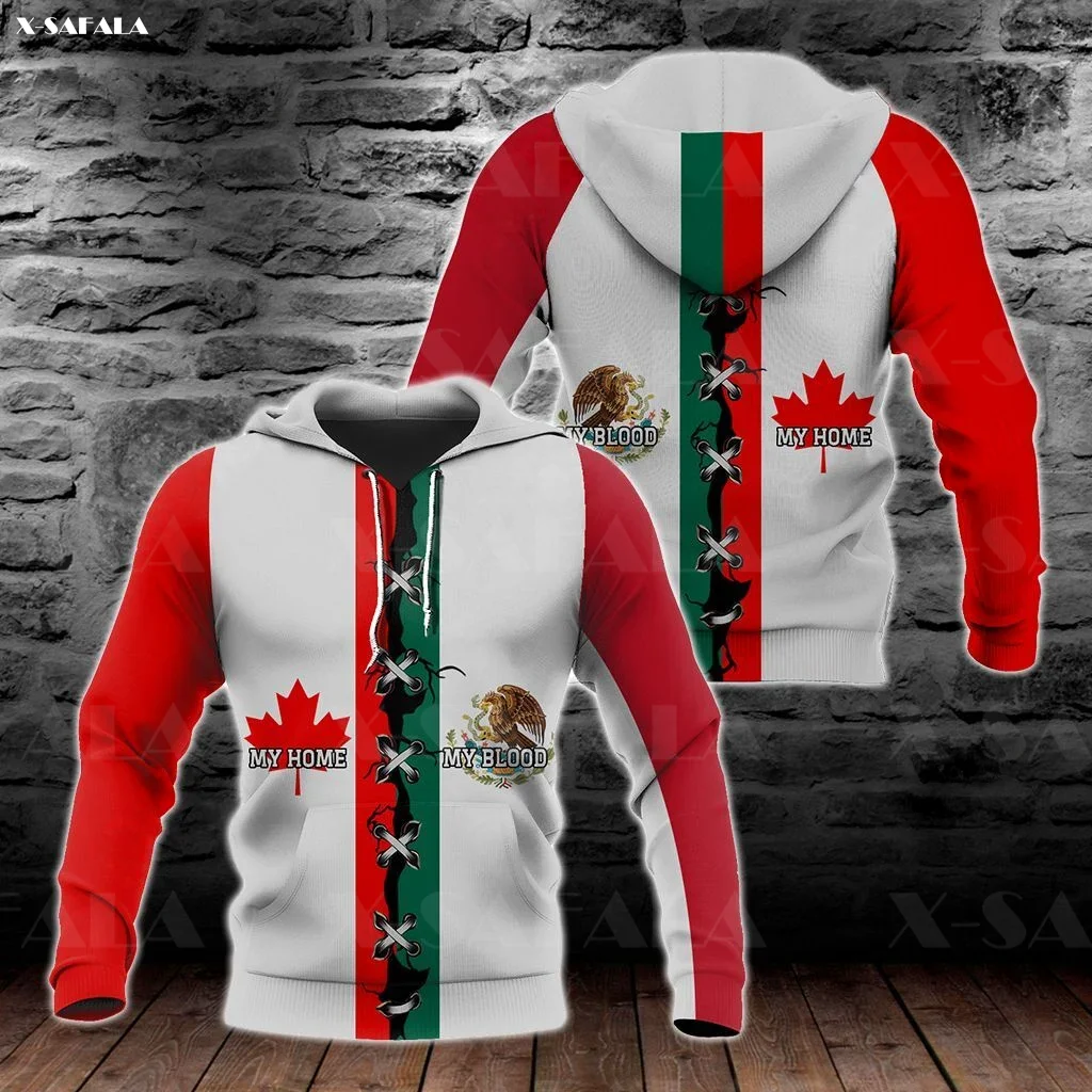 MEXICO COAT OF ARMS SPECIAL FORM 3D Print Zipper Hoodie Man Female Pullover Sweatshirt Hooded Jacket Jersey Tracksuits