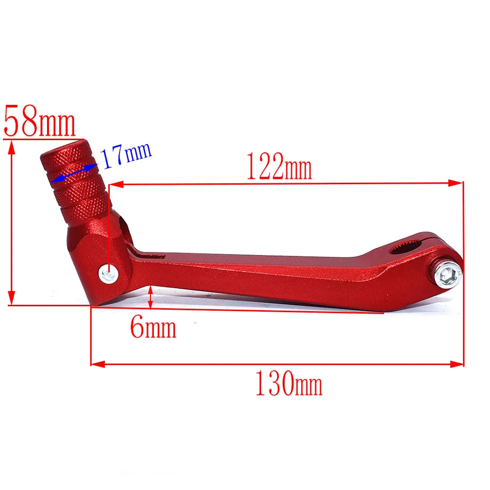 Gear Shift Lever Rod Alloy Aluminium Fit for Motorcycle BSE CRF 110 Apollo TTR 125 Motorcycle  50cc 110cc 250cc Dirt Pit Bike