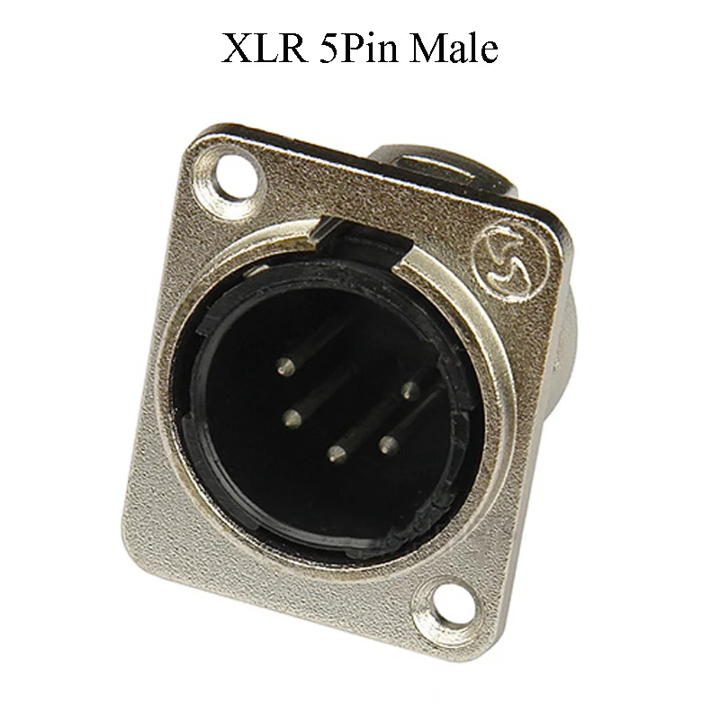 1 PCS High quality XLR Mini XLR 3Pin 4P 5Pin PLUG SOCKET 3P 5P PANEL MALE Female