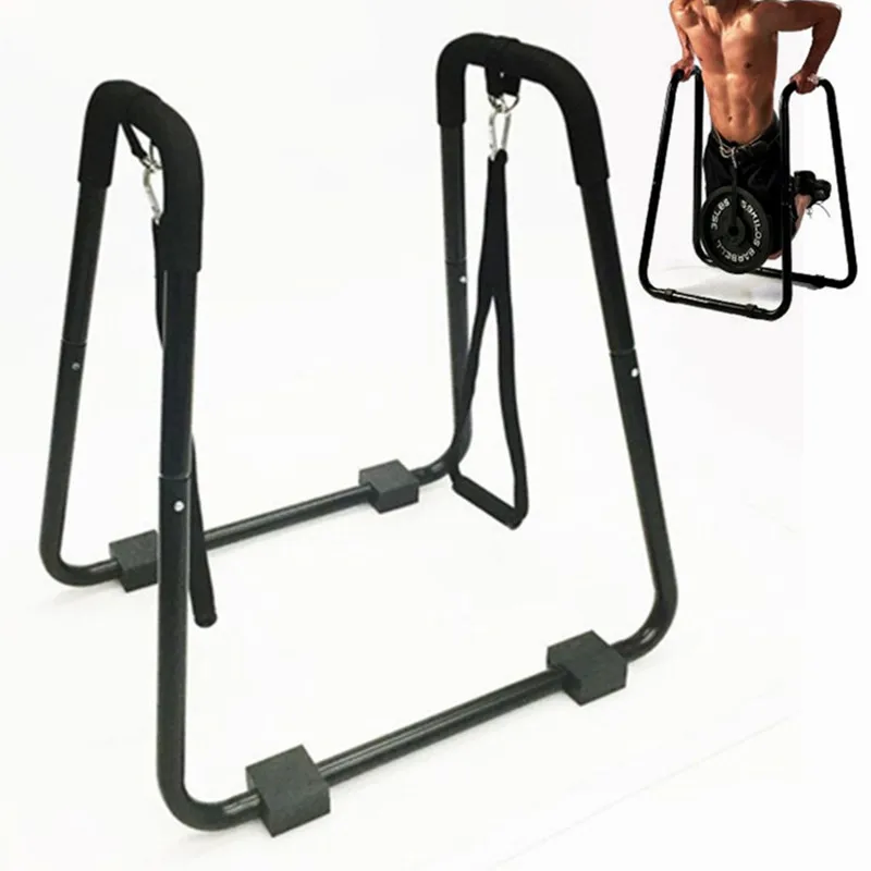 Strengthen Home Fitness Parallel Bars Pull-up With Tension Rope Arm Strength Abdominal Muscle Exercise Sports Equipment On Sale