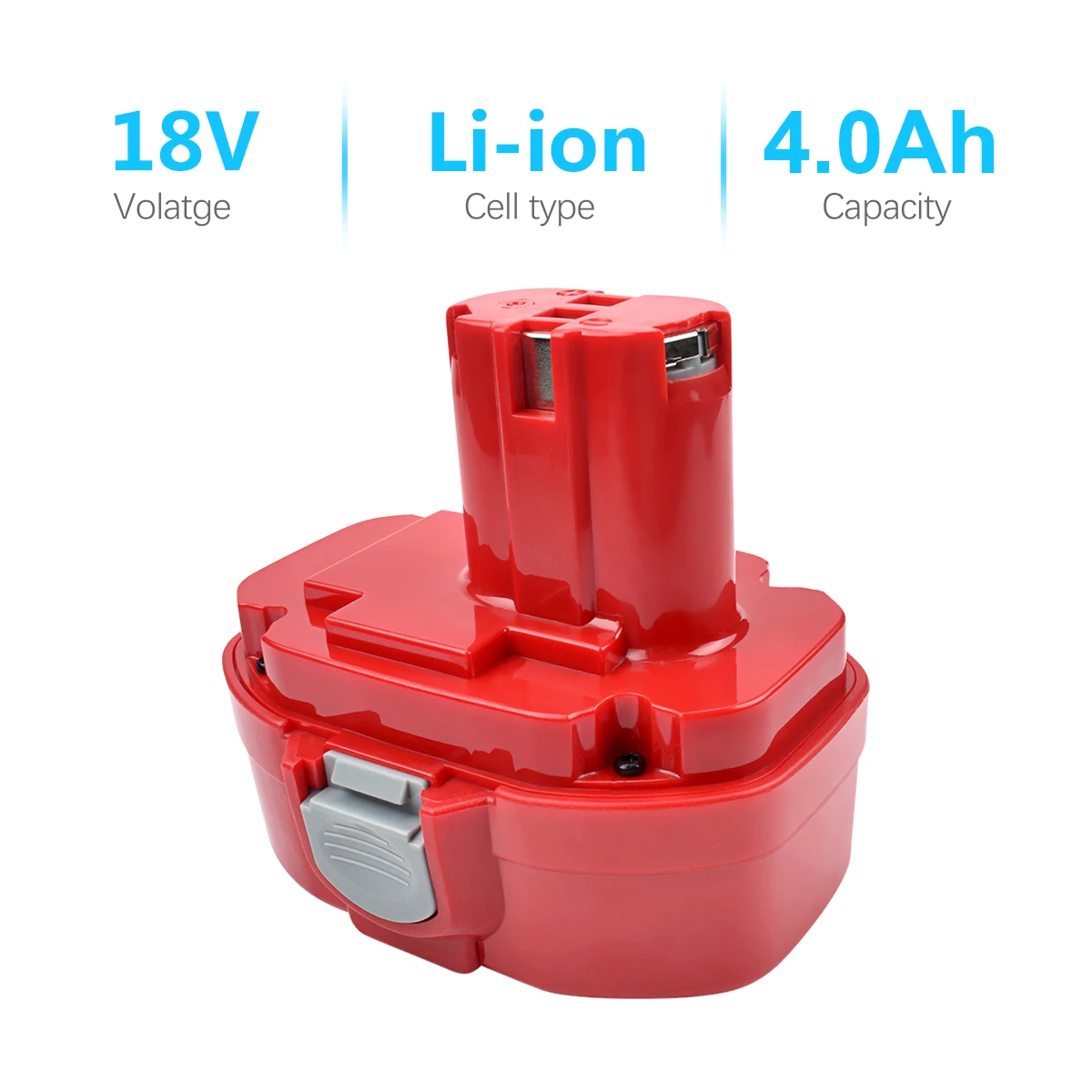 Turpow PA18 18 v 4000Ah用バッテリー1822 1823 1835 6391D 6343D 4334D 8443D UB181D ML183 192826-5バッテリー18ボルトツール