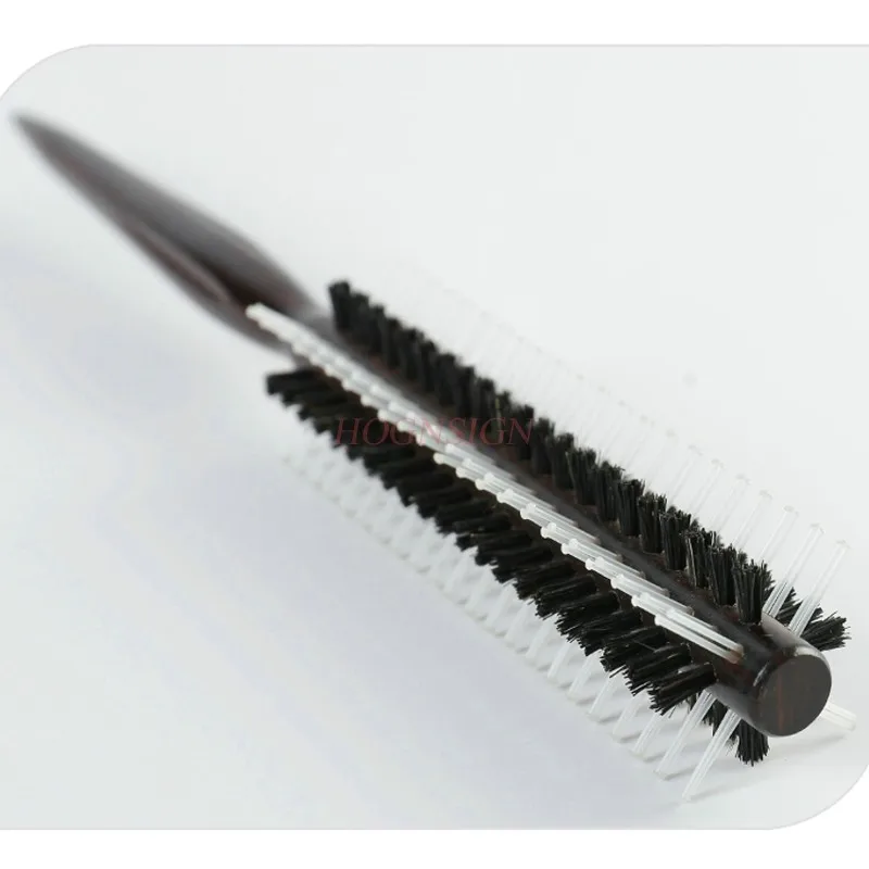 round hair comb Small Pig Mane Rolling Comb Bangs Short Hair Volume Professional Round Hairbrush Hairdressing Supplies Combs