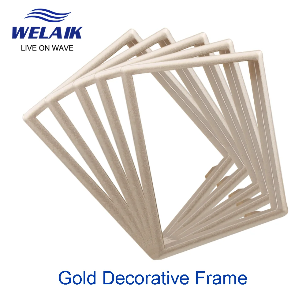 WELAIK EU silver-decorative frame-surface Chrome-plating-ZSK101Y