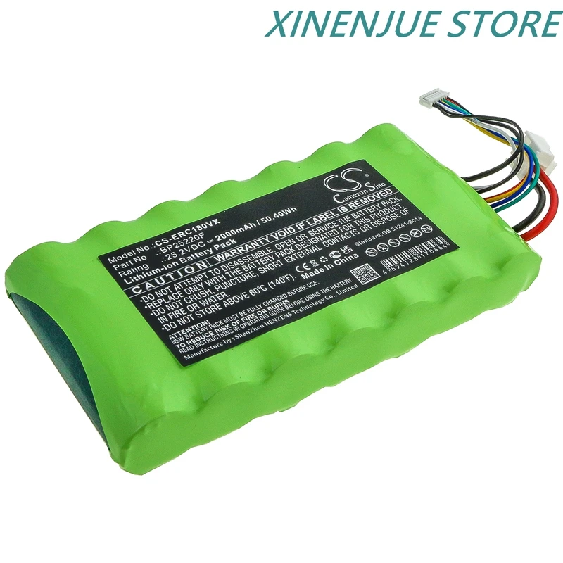 Vacuum Cleaner Battery 25.2V/2000mAh BP25220F for Eureka NEC180