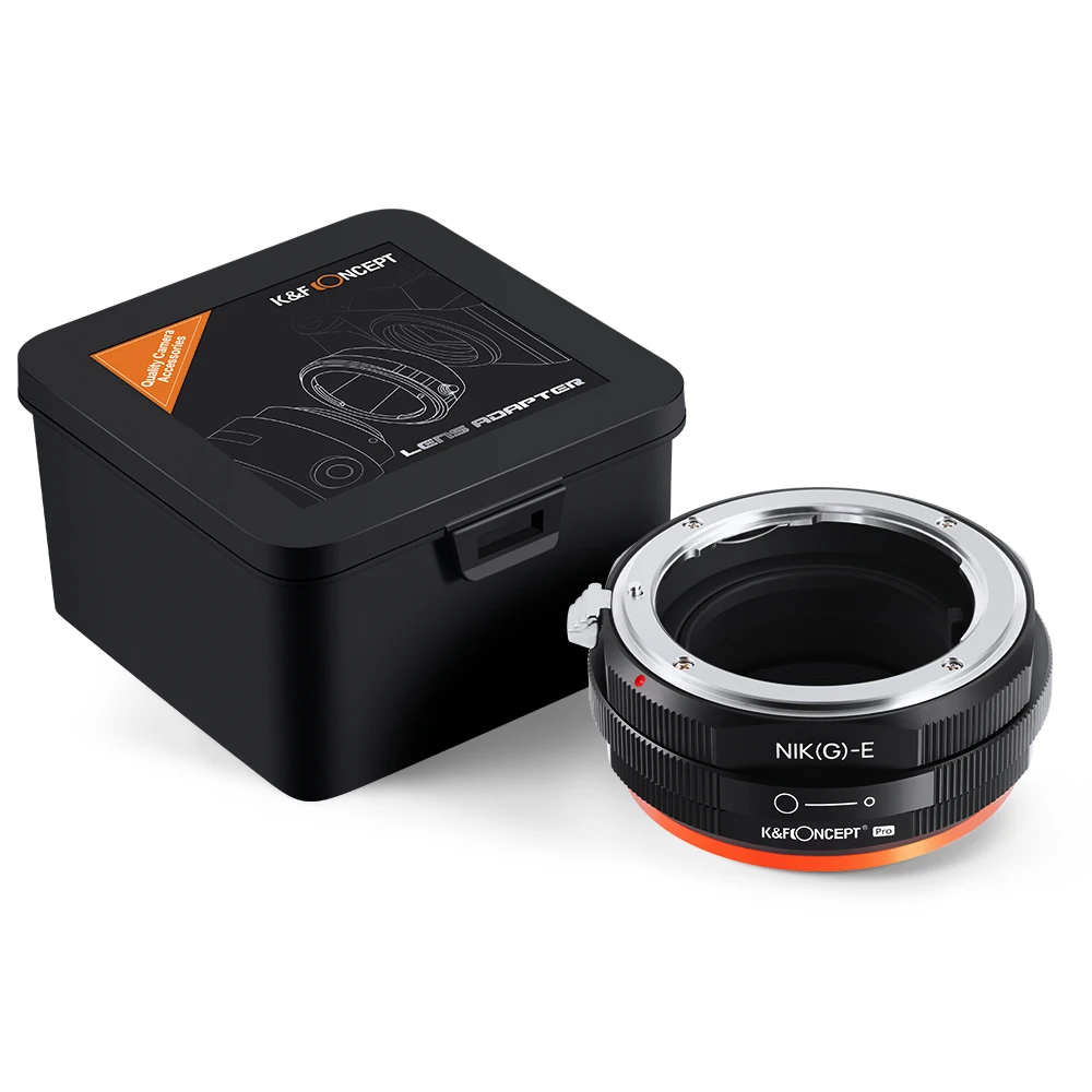 K&F Concept NIK(G) Lens to NEX PRO E Mount Adapter for Nikon-G AF-S F AIS AI Lens to for Sony Nex E Mount Lens Adapter