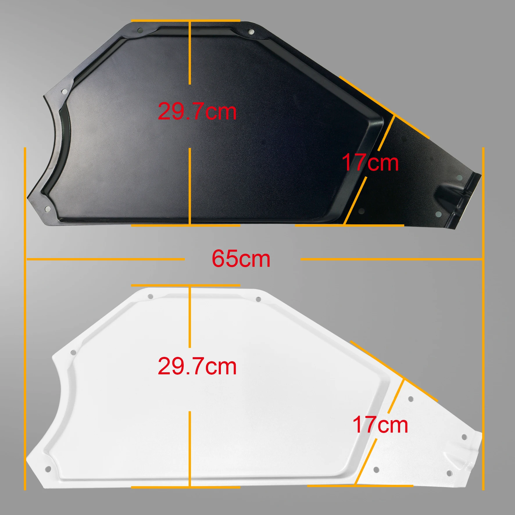 Enduroebike plastic cover/ 2.5mm matt ABS plastic frame accessories top plastic cover bottom plastic cover left side cover right