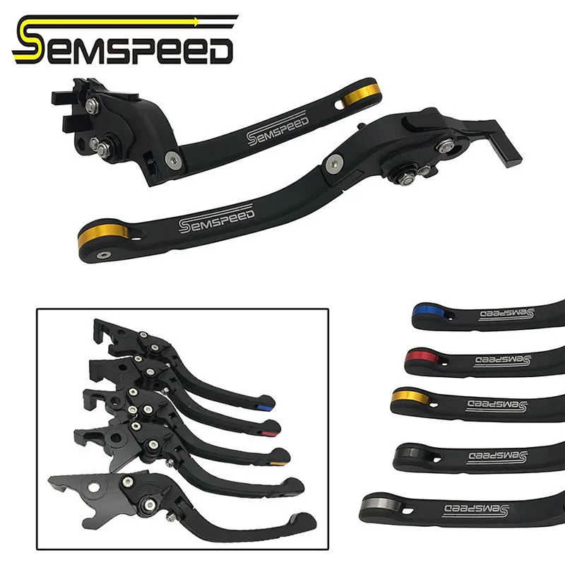 SEMSPEED Foldable Brake Lever For Yamaha SUPERTENERE XT1200ZE 2012-2020 FJR 1300 2004-2020 XJR 1300 Racer 2004-2016 Accessories