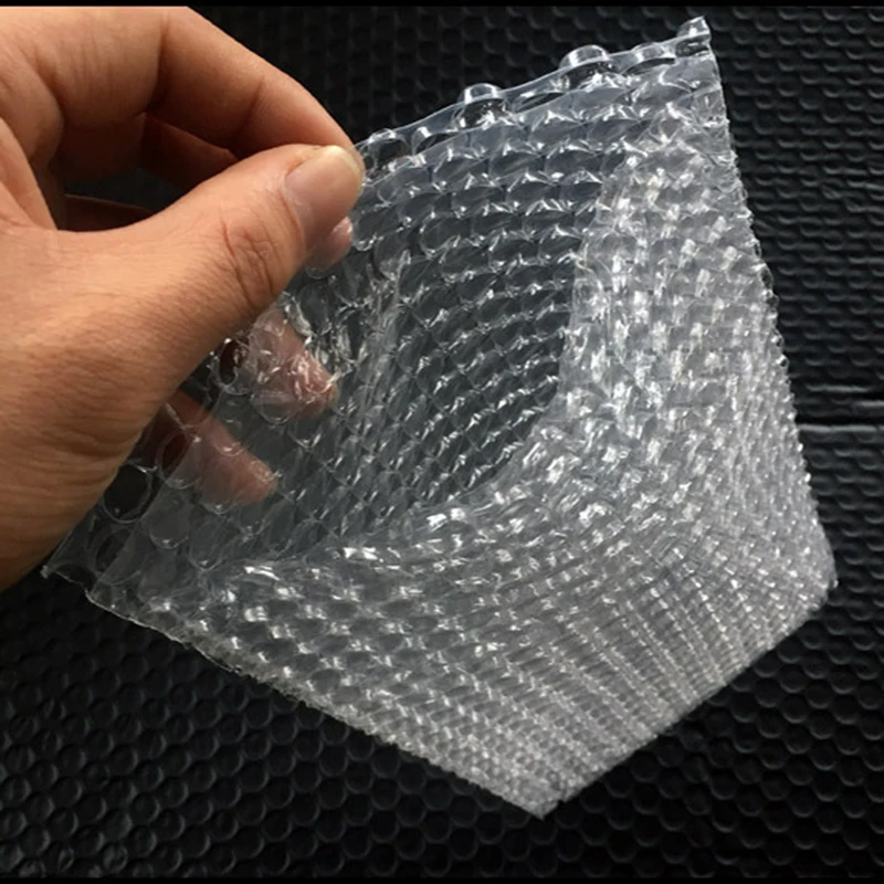 Sacs d'emballage de courrier à bulles transparents, 100 pièces, vente en gros, sacoches d'emballage de courrier antichocs en plastique