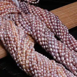 5-6mm Natural Freshwater Pearl Beads Irregular Cultured Pearls Loose Spacer Beads Making DIY Elegant Necklace Bracelet Jewelry