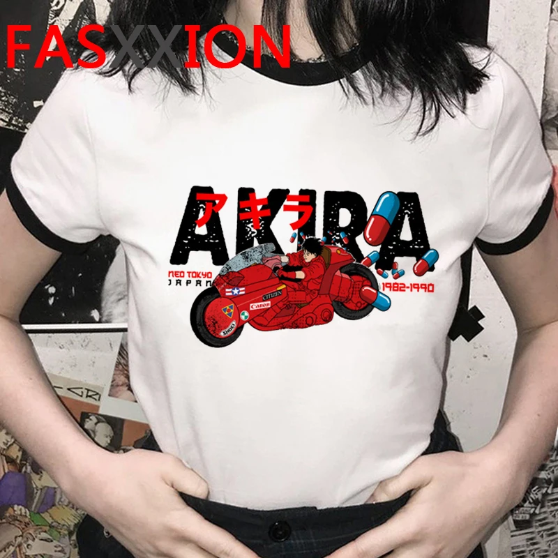 

Cool Akira Anime Hip Hop Summer T Shirt Men Casual Funny Cartoon T-shirt Aesthetic Harajuku 90s Tshirt Vintage Top Tees Male
