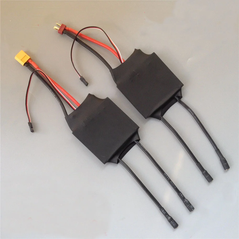 

1PC 12V-24V Bidirectional Brushed ESC High Power Electric Speed Controller with XT60/T Plug for RC Tug Boat 997 Motor Parts